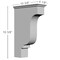 Ekena Millwork 4 1/8"W x 10 3/8"D x 16 3/8"H Edinburgh Bracket BKT10X16X04ED - alternate 4